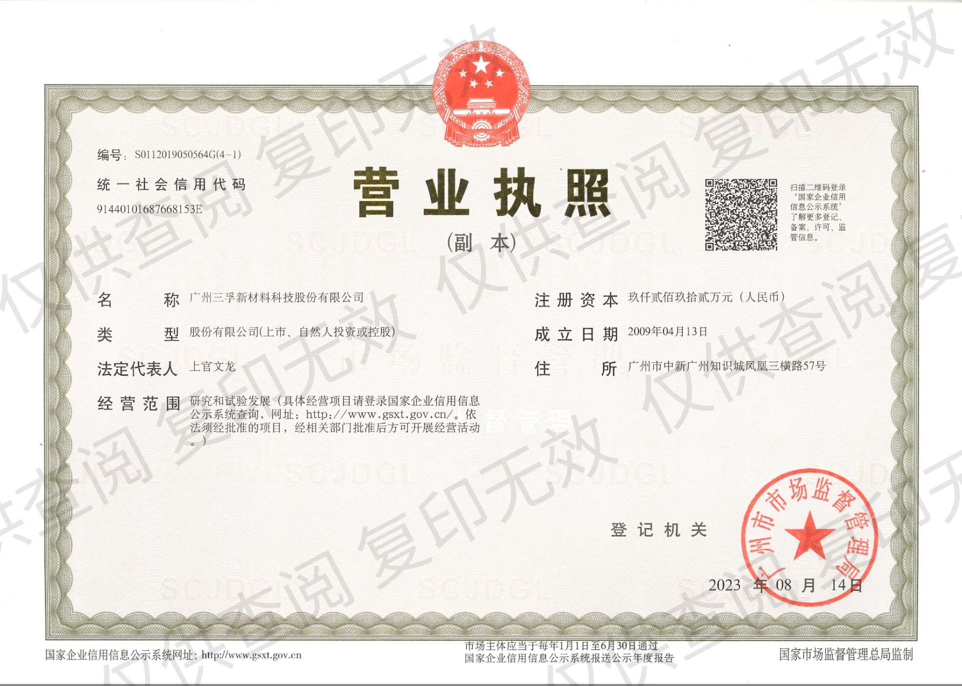 Honors and Awards_Guangzhou Sanfu New Materials Technology Co., Ltd